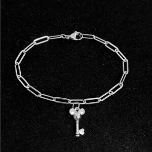 Mickey Mouse key “paper clip” bracelet or anklet